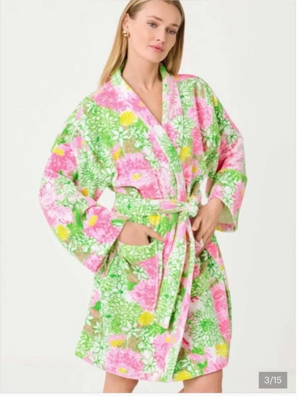Lilly Pulitzer Terry Luxe Robe - Picture 2 of 6